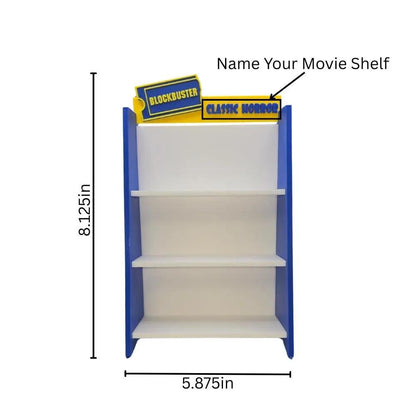 Miniature Horror VHS Collections Fan Art - 1/6 Scale Retro VHS Movies - Galvaleos