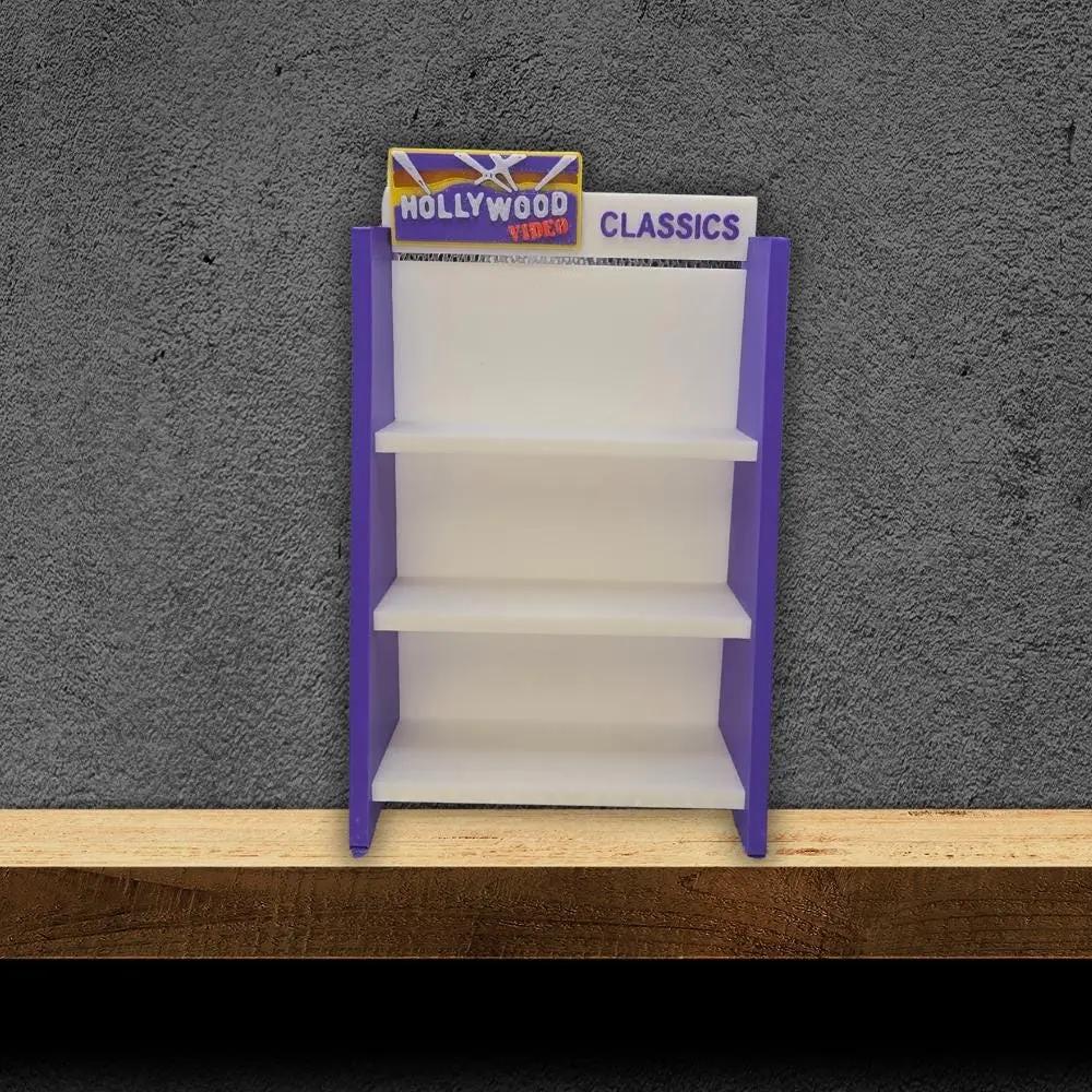 Miniature Horror VHS Collections Fan Art - 1/6 Scale Retro VHS Movies - Galvaleos