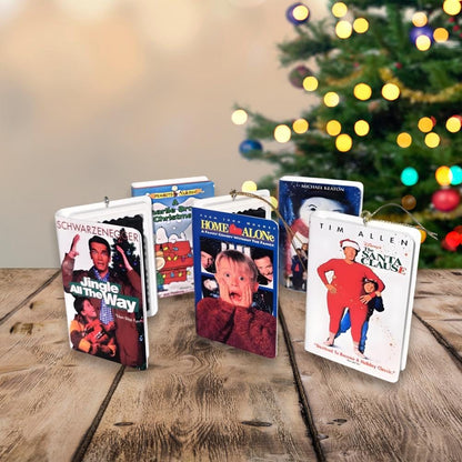 Custom Retro VHS Ornament - Personalized Vintage Movie Christmas Ornament - 80s 90s Nostalgia Gift - Pick Your Favorite Films