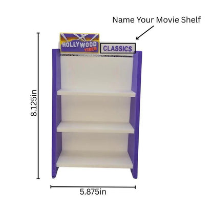 Miniature Horror VHS Collections Fan Art - 1/6 Scale Retro VHS Movies - Galvaleos