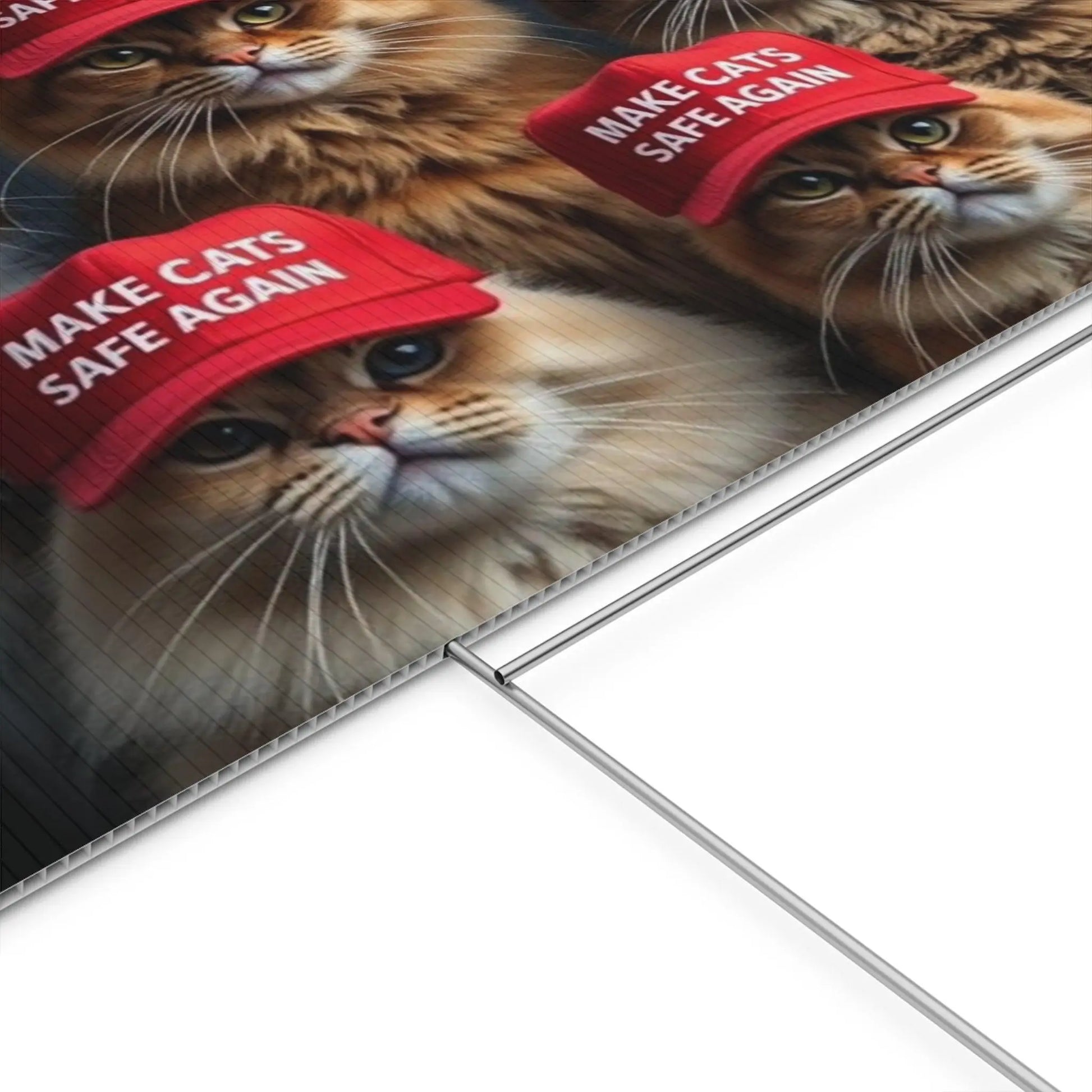 Yard Sign - Make Cats Safe Again - Galvaleos