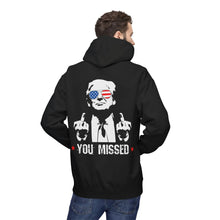 You Missed, Trump, Middle Fingers Hoodie - Galvaleos