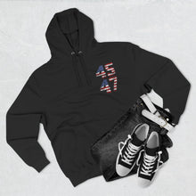 45 47 President Trump Three-Panel Fleece Hoodie - Galvaleos
