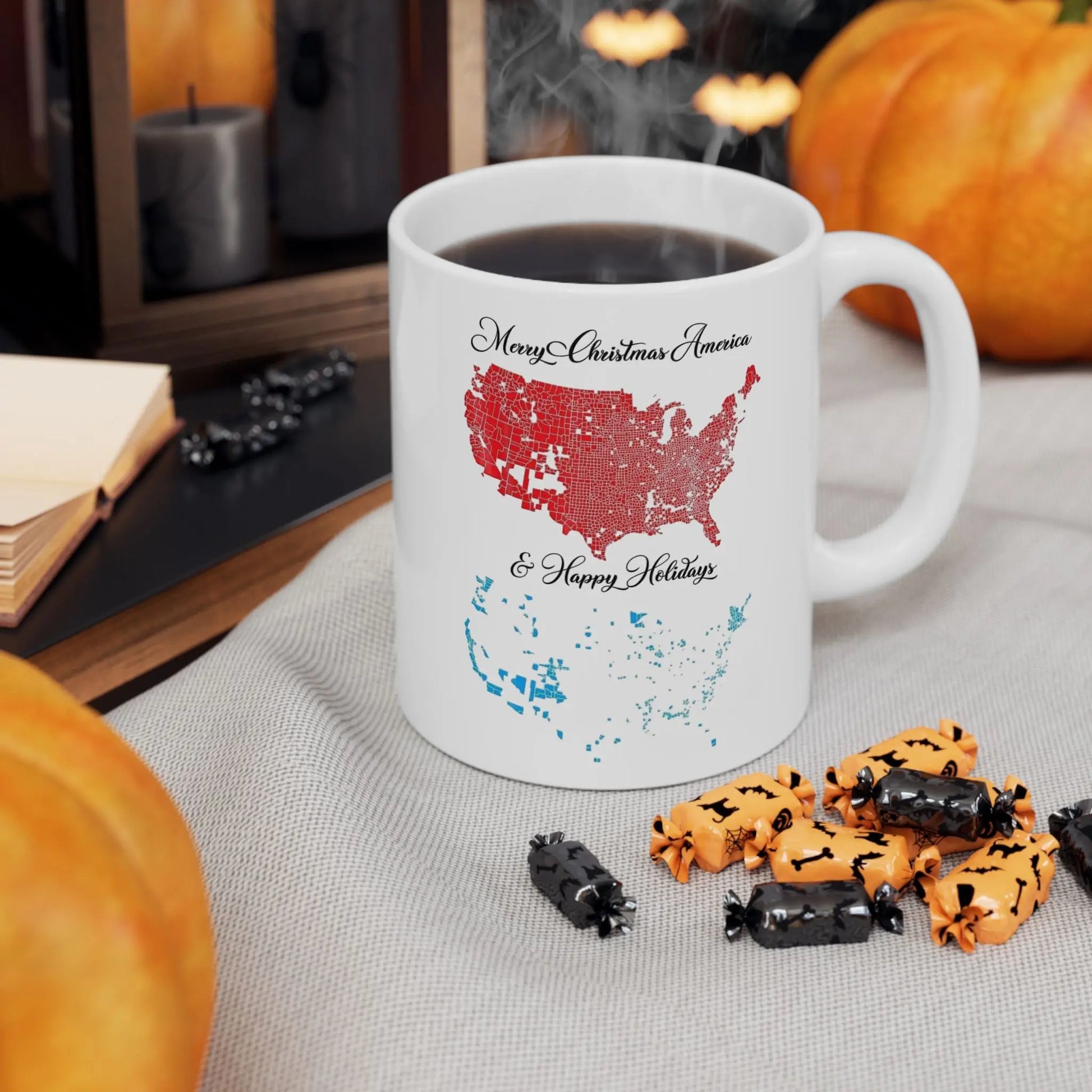 Merry Christmas & Hoppy Holidays Mug - Galvaleos