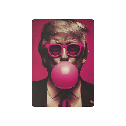 Donald Trump Pink Bubble Gum Playing Cards - Galvaleos