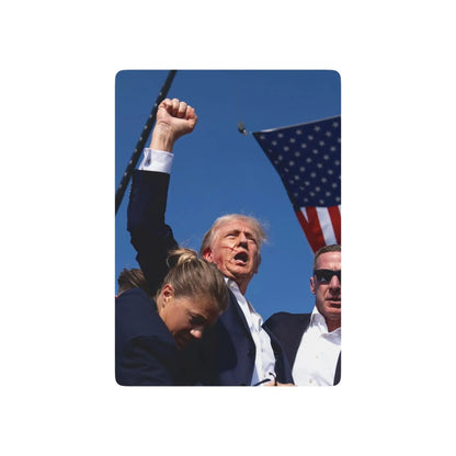 Trump Iconic FIGHT! Playing Cards - Galvaleos
