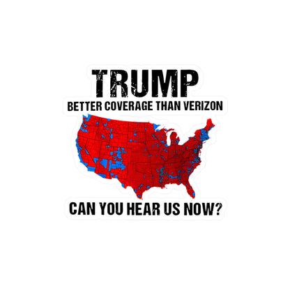 3pc Trump Won, Landslide, President Trump Stickers, Can you hear us now, Window Decal, Trump Bumper Sticker - Galvaleos