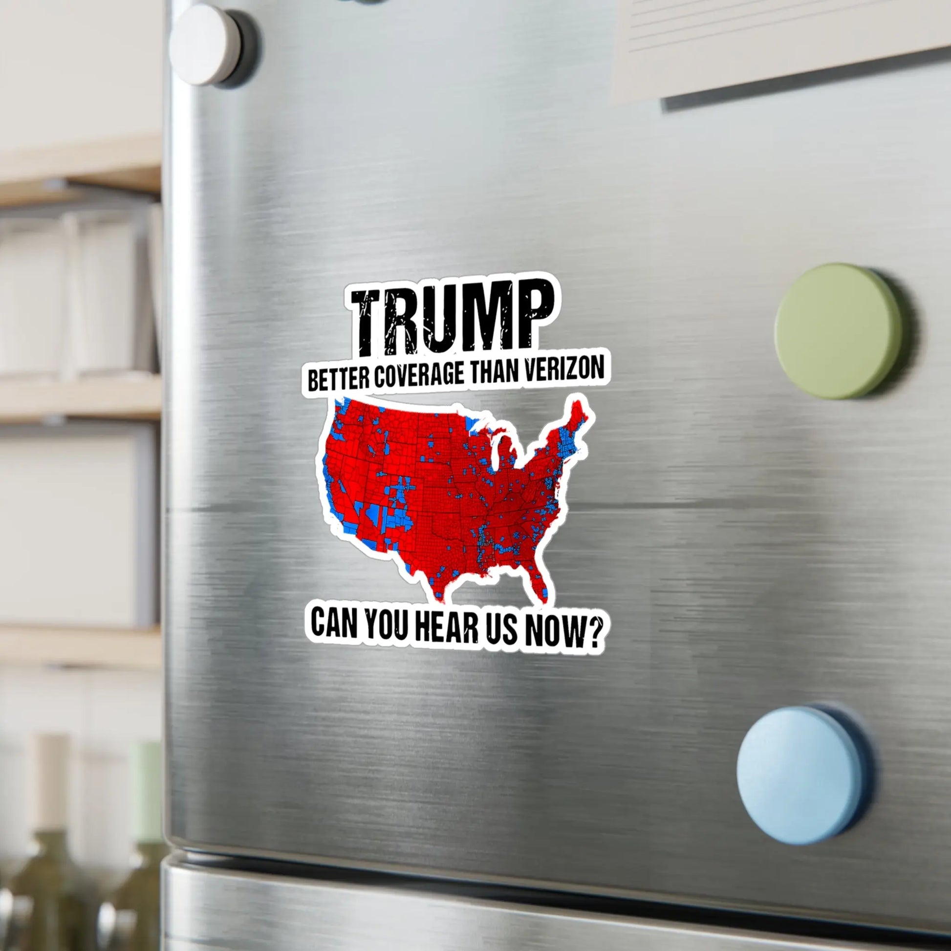 3pc Trump Won, Landslide, President Trump Stickers, Can you hear us now, Window Decal, Trump Bumper Sticker - Galvaleos