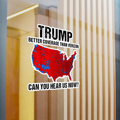 3pc Trump Won, Landslide, President Trump Stickers, Can you hear us now, Window Decal, Trump Bumper Sticker - Galvaleos