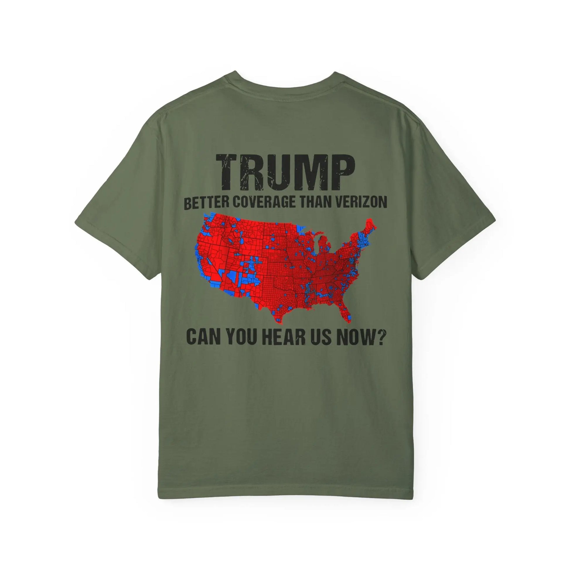 45 47 President Trump, Better Coverage Than Verizon Tshirt - Galvaleos