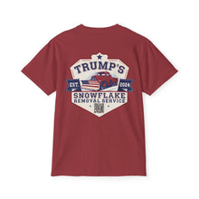 Trump Snowflake Removal QR Code, Trump YMCA Dance, Comfort Colors Unisex Pocket Tshirt - Galvaleos