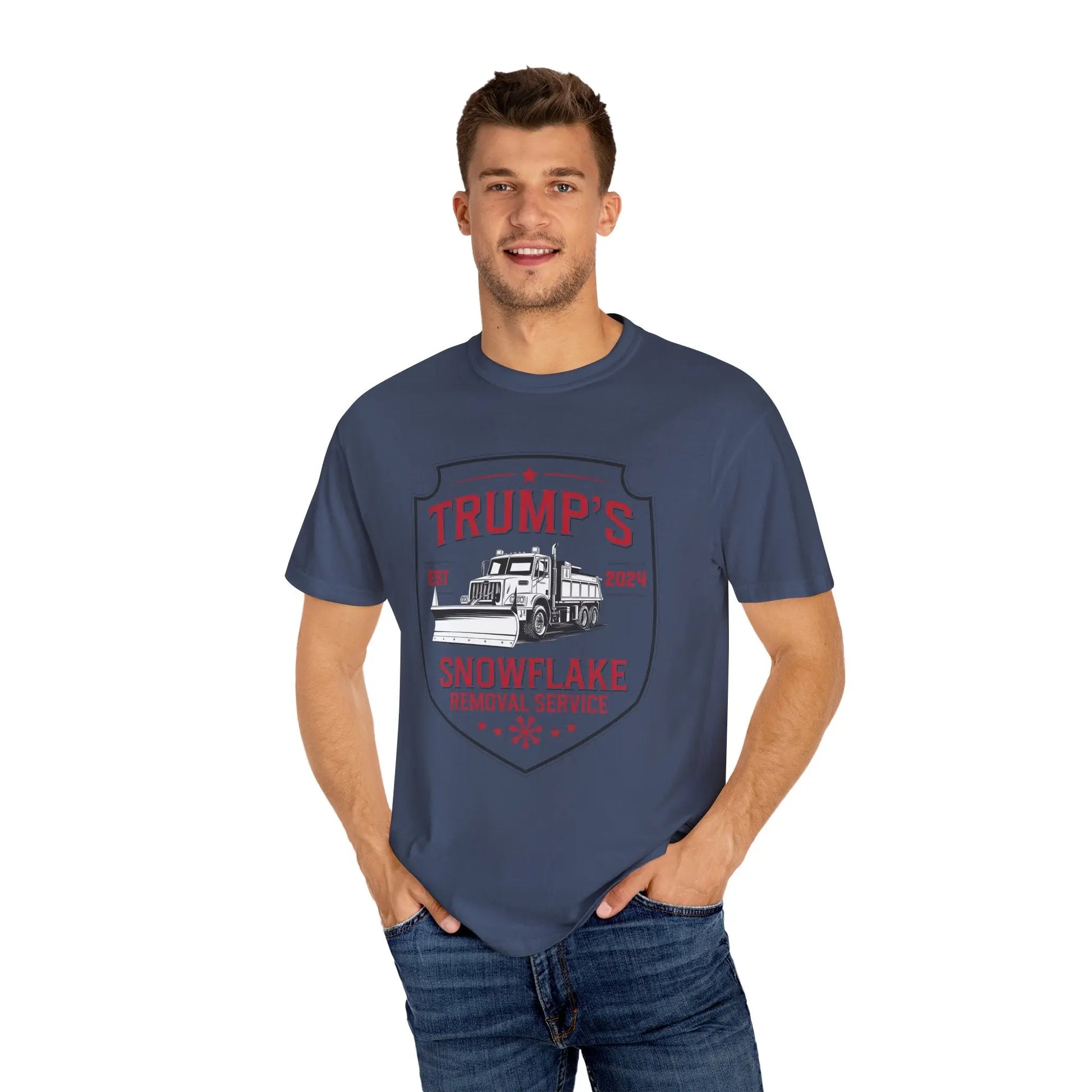 Trumps Snowflake Removal Service, Comfort Colors Garment-Dyed T-shirt - Galvaleos