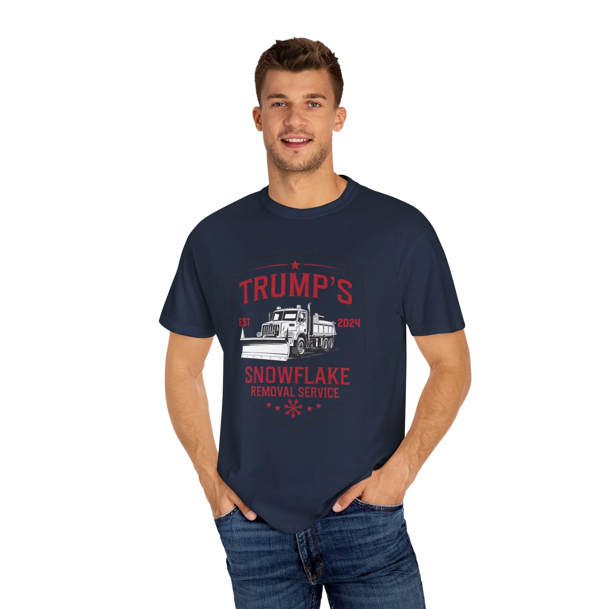 Trumps Snowflake Removal Service, Comfort Colors Garment-Dyed T-shirt - Galvaleos