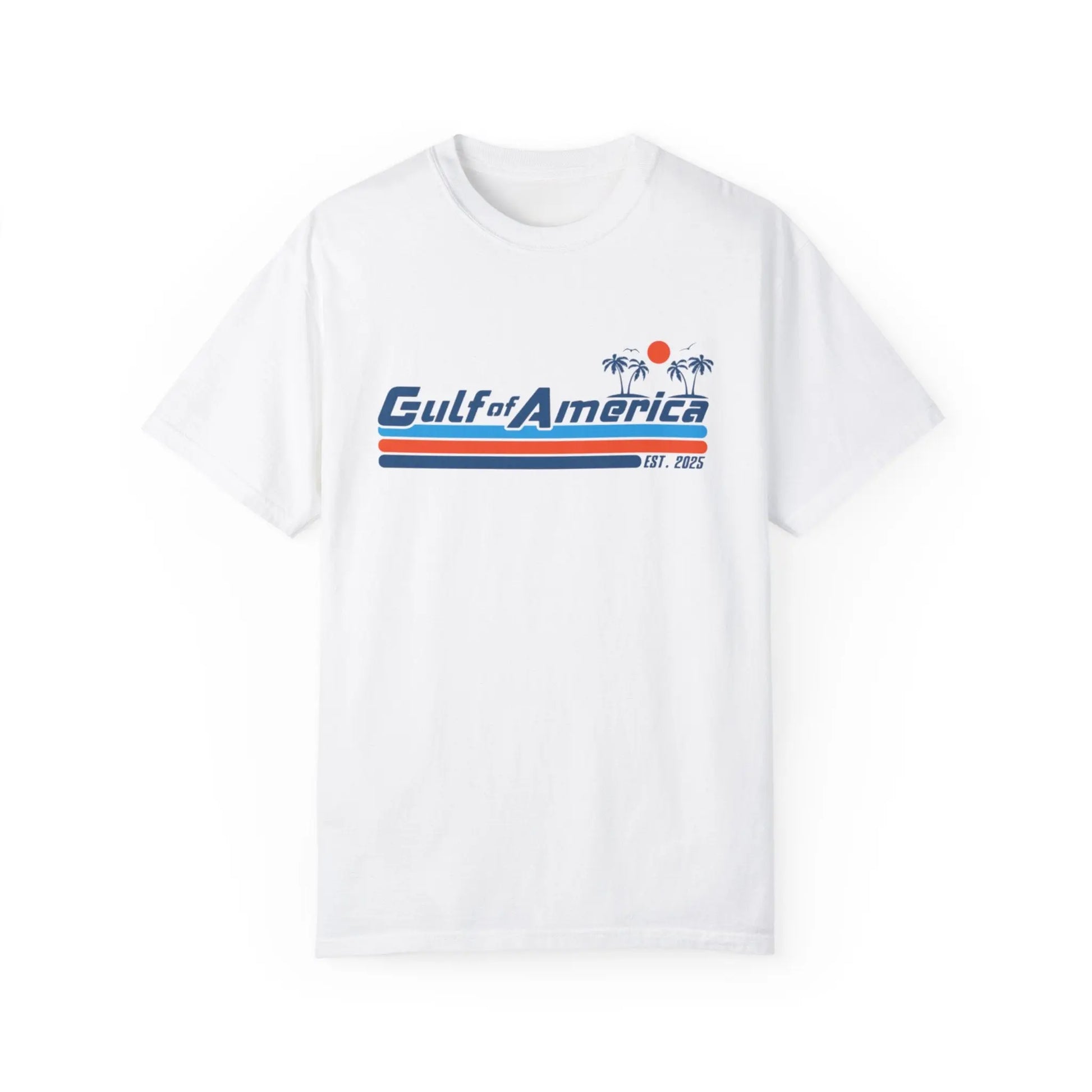Gulf of America, Retro Beach Vibe Unisex T-Shirt, Comfort Colors, Casual Summer Tee - Galvaleos