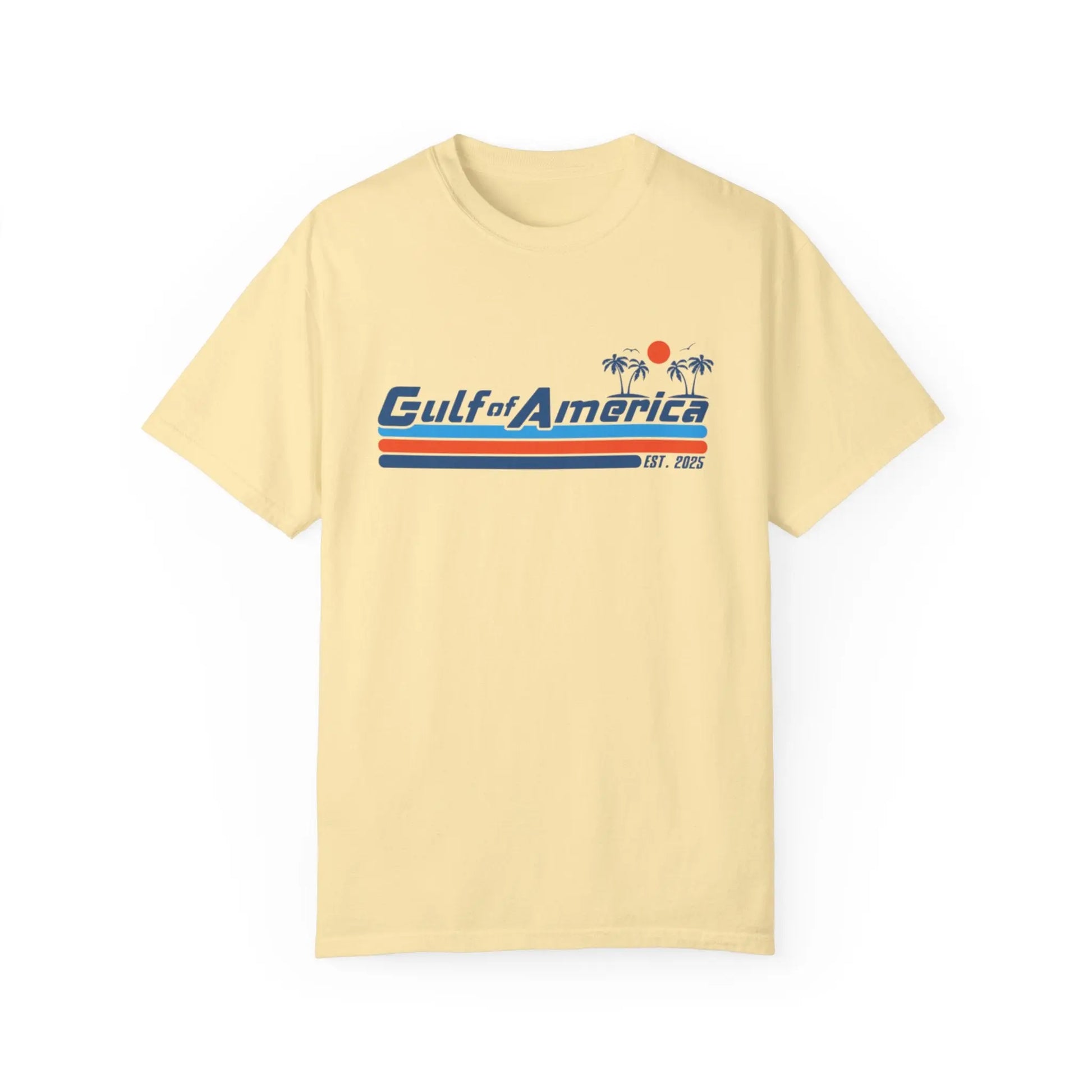Gulf of America, Retro Beach Vibe Unisex T-Shirt, Comfort Colors, Casual Summer Tee - Galvaleos