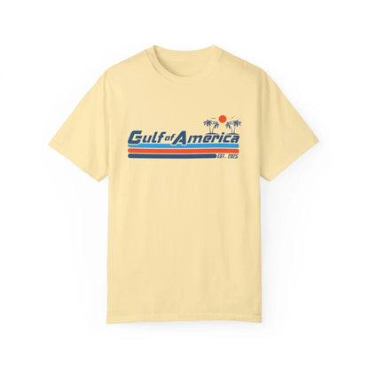 Gulf of America, Retro Beach Vibe Unisex T-Shirt, Comfort Colors, Casual Summer Tee - Galvaleos