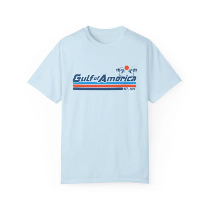 Gulf of America, Retro Beach Vibe Unisex T-Shirt, Comfort Colors, Casual Summer Tee - Galvaleos