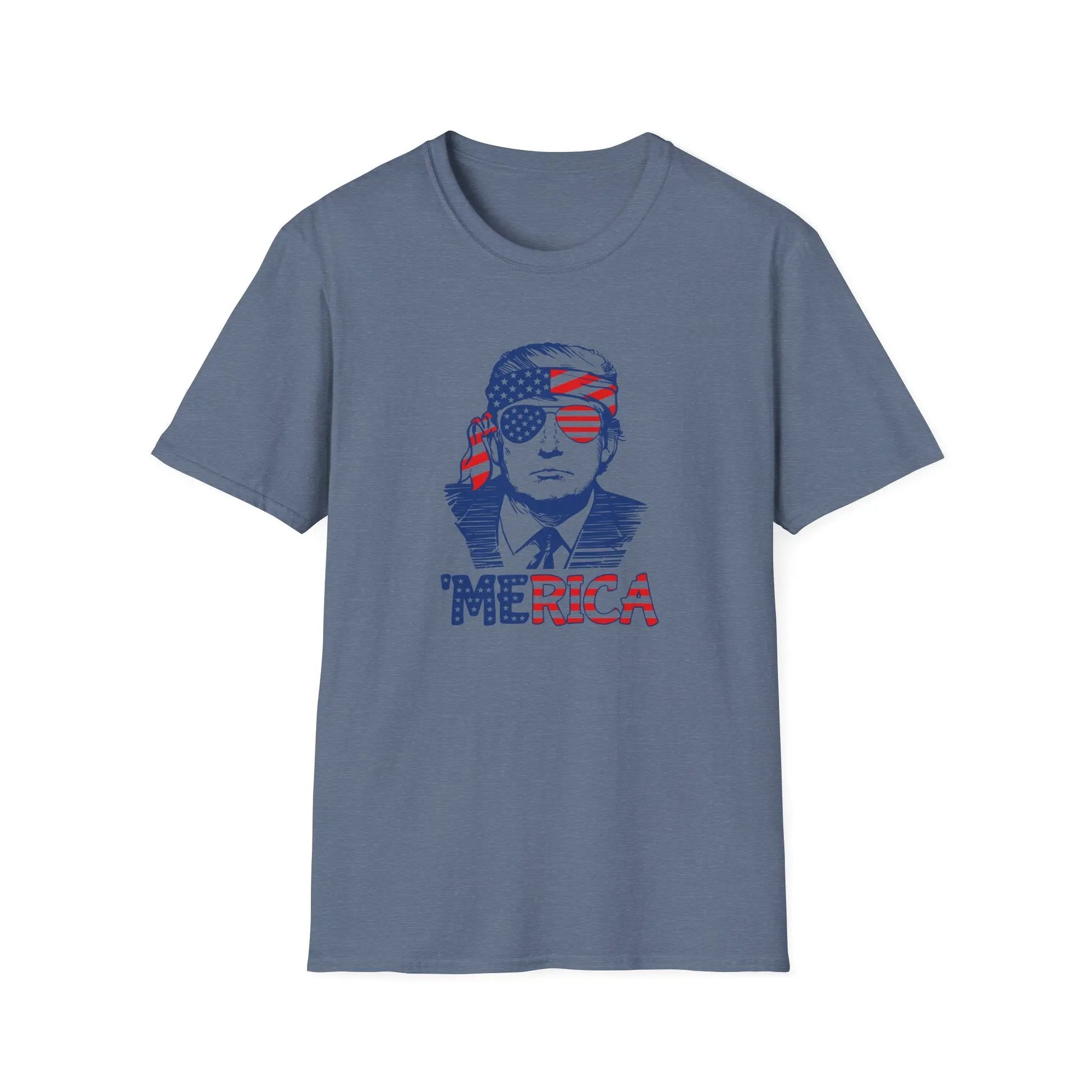 Trump 'Merica SoftStyle T-Shirt - Galvaleos