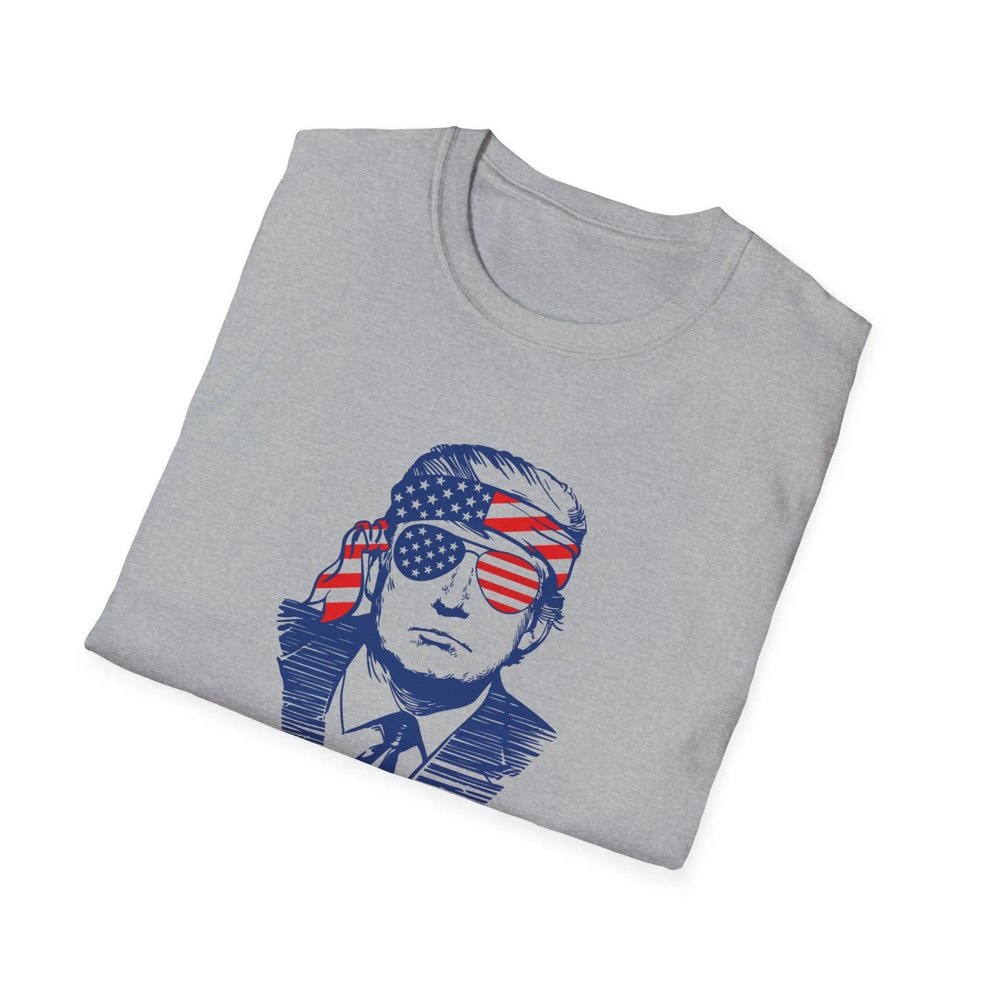 Trump 'Merica SoftStyle T-Shirt - Galvaleos